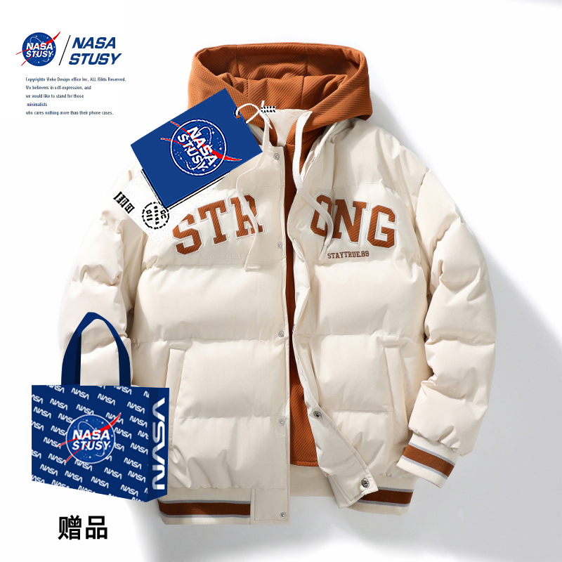 NASA官方进口美式潮牌棉衣外套