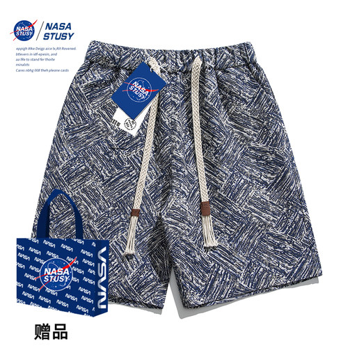 NASA官方进口美式潮牌休闲短裤