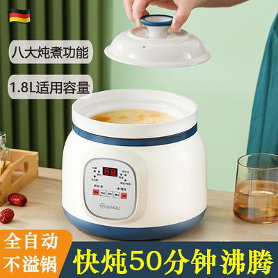 德国FZY新款家用多功能电炖锅全自动煮粥神器宝宝辅食电炖盅