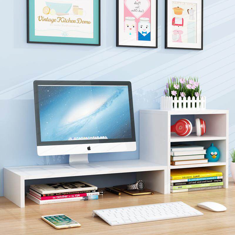 台式电脑架显示器屏增高架桌面键盘整理收纳架底座置物架厂家