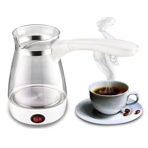 欧规220V土耳其咖啡壶500ML玻璃电热水壶泡茶泡咖啡COFFEE KETTLE