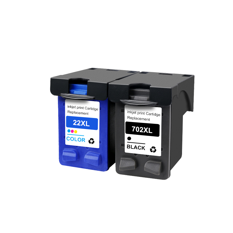 竞越适用于惠普702黑色墨盒22彩色墨盒HP Officejet J3500 J3508 J3606 J3608 J3600 J3680 打印机墨盒大容量