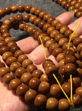 天然库克手串念珠藏式佛珠长串108颗手链稀有菩提子文玩项链男女