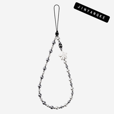 珍珠手机链短款挂绳女高级感