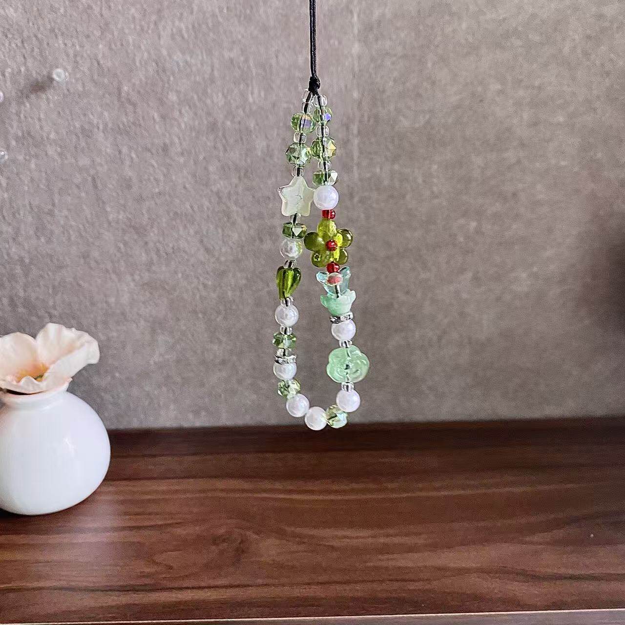 雏菊琉璃花手机链创意手机挂绳