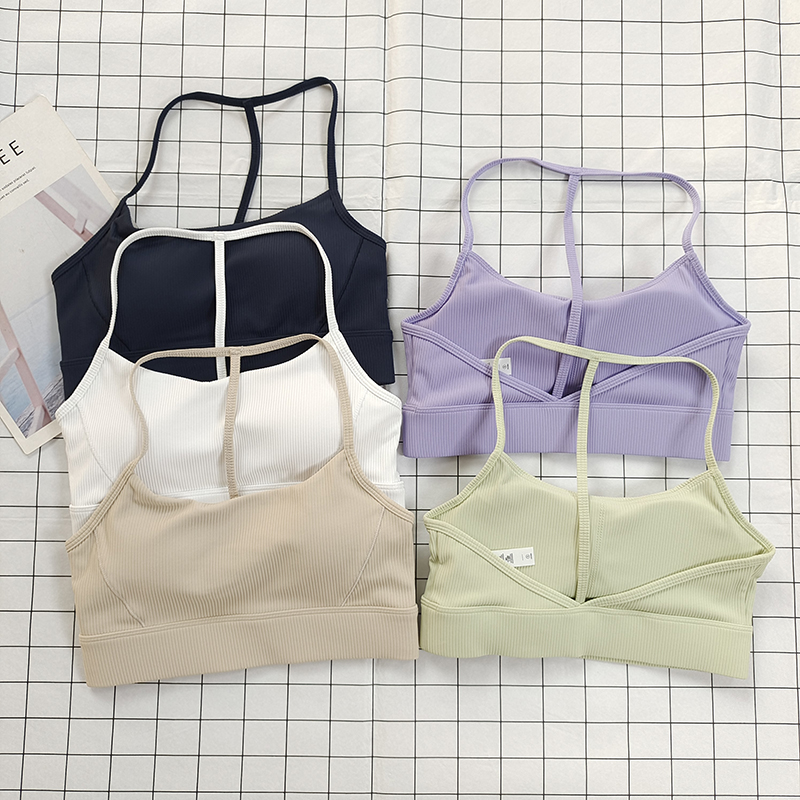 聚拢运动内衣美背挂脖健身