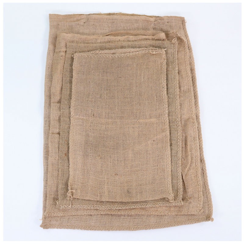 防汛防洪大麻袋装料吸水膨胀黄麻袋麻布编织袋沙土五金麻绳包邮