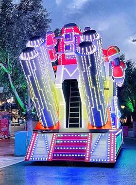 动植物公园互动游乐设备花车巡游灯光音乐可移动巡游彩船旅游花车