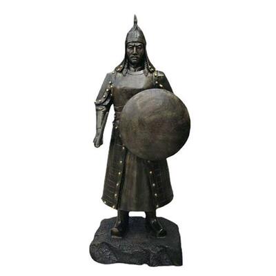 厂家供应铸铜古代人物名人像广场公园摆件铜大禹治水雕塑定制