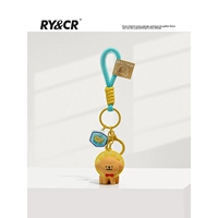 Коричневый полосатый щенок-лимон