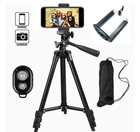 NEW 3120 Phone Camera Tripod Stand Holder Clip Selfie Remote