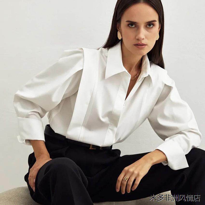 Women'sshirts直角肩白