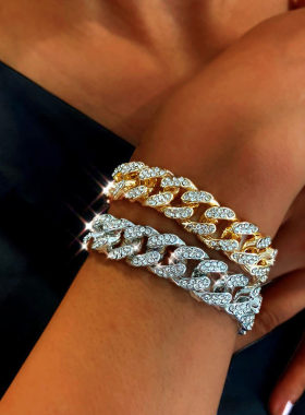 2022 European and American thick chain bracelet accessories