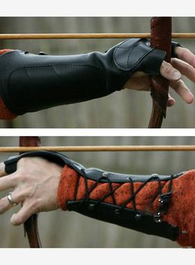 欧洲中世纪系带PU皮革射箭护腕护具话剧演绎摄影写真道具Bracers