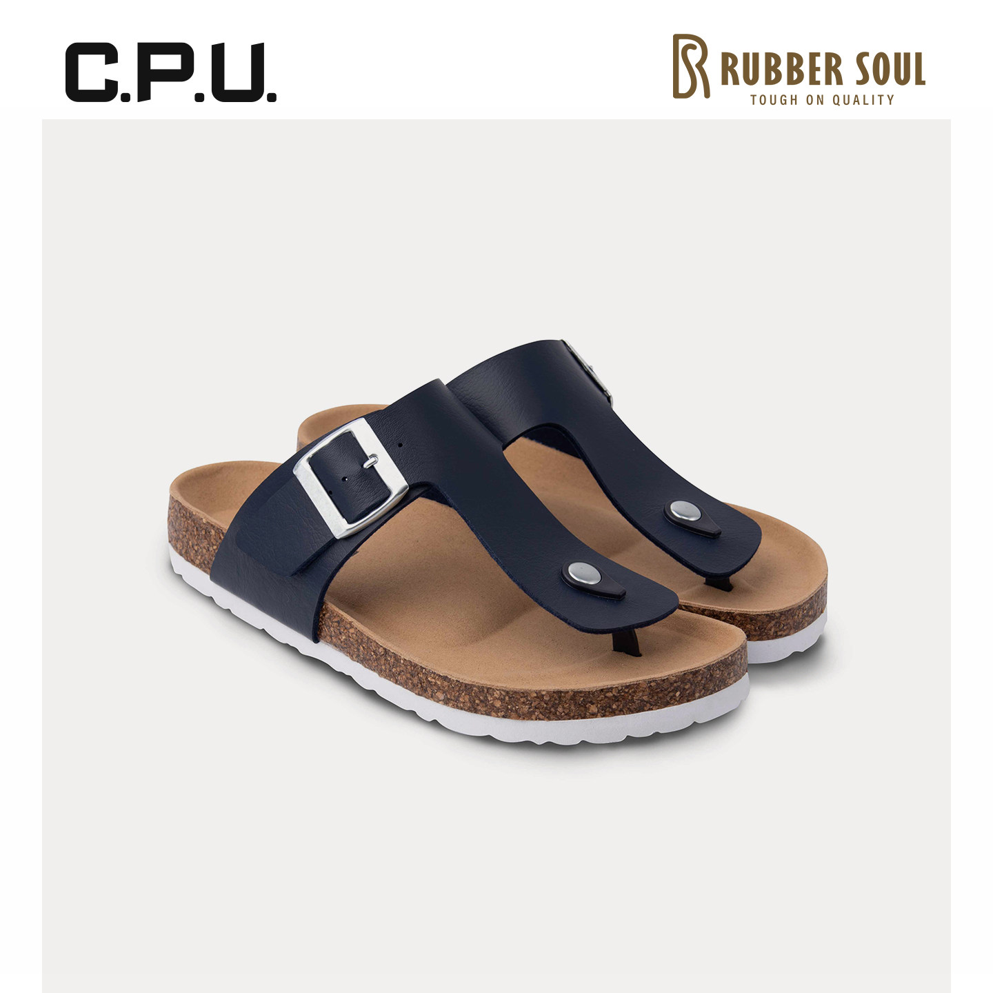 RubberSoul软木夹趾男士人字拖