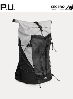 CPU男女轻量尼龙双肩包户外露营机能背包防泼水扩容大容量书包CG