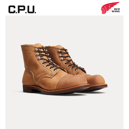 红翼8083 Red Wing翻毛牛皮机车轻奢圆头高帮工装靴男鞋RW