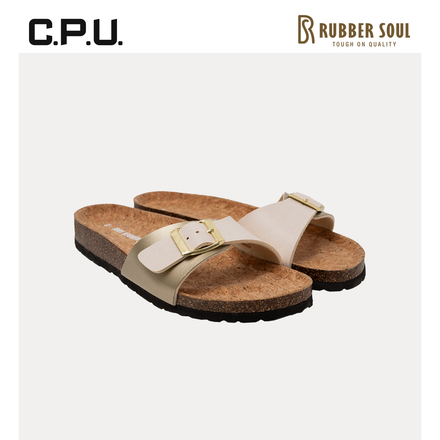 CPU夏季松木一脚蹬女款拖鞋