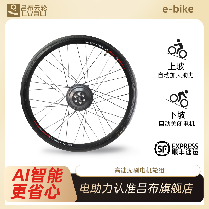 吕布云轮自行车电机电动轮组