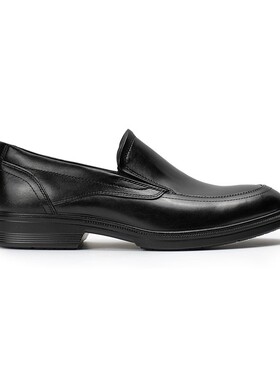 Ecco/爱步商务正装皮鞋男时尚青年舒适圆头套脚黑色德比鞋 622144