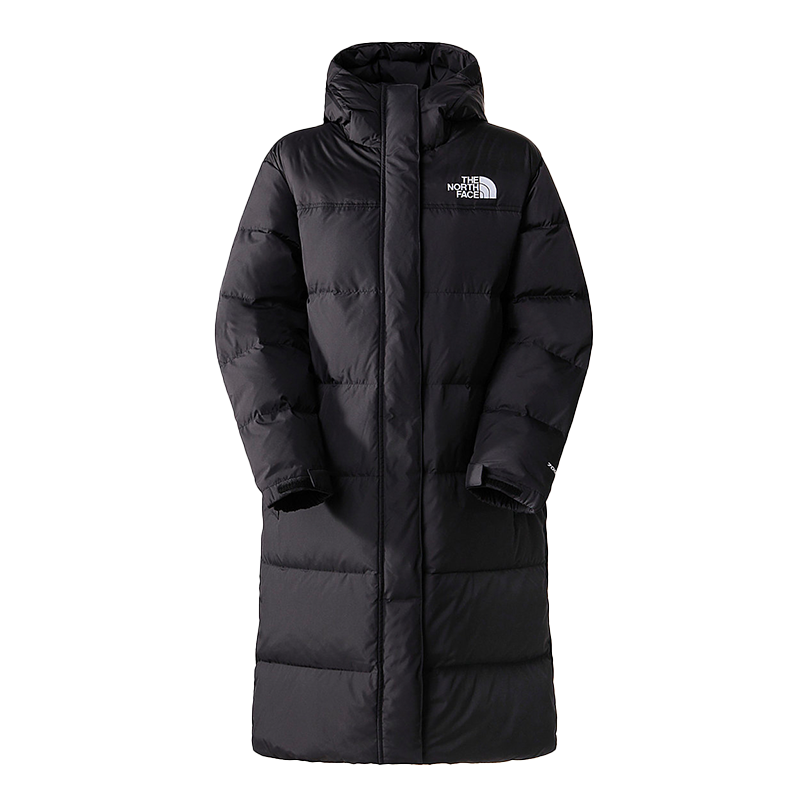 TNF北面美版女NUPTSE PARKA长款羽绒服700蓬羽绒