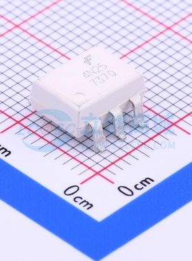 晶体管输出光耦 4N25SM SOP-6-2.54mm onsemi(安森美) 电子元器件