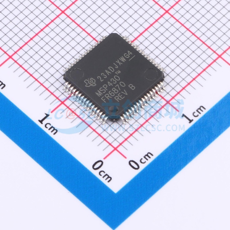 单片机(MCU/MPU/SOC) MSP430FR6870IPMR LQFP-64 TI/德州 元器件