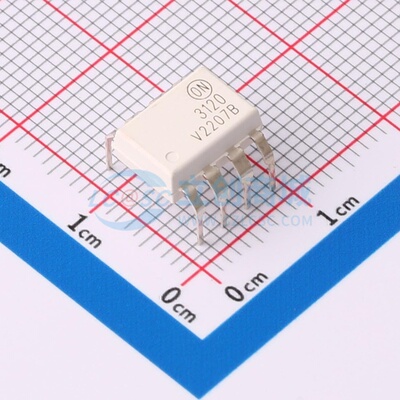 逻辑输出光耦 FOD3120TV DIP-8 onsemi(安森美) 电子元件原装正品