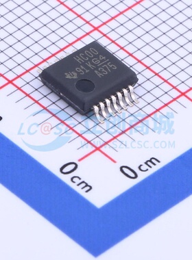 逻辑门 SN74HC00DBR SSOP-14-5.2mm TI/德州 电子元器件原装正品