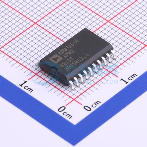 隔离式RS-232收发器 ADM3251EARWZ SOIC-20 ADI(亚德诺) 原装正品