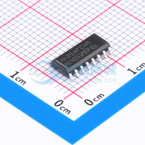 模拟开关/多路复用器 CD74HC4051MM96EP SOIC-16 TI/德州 元器件