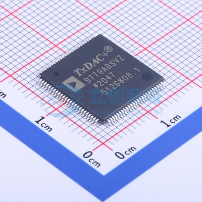 数模转换芯片DAC AD9779ABSVZ TQFP-100 ADI(亚德诺) 电子元器件