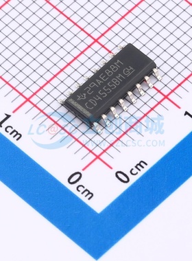 信号开关/编解码器/多路复用器 CD4555BM96 SOIC-16 TI/德州