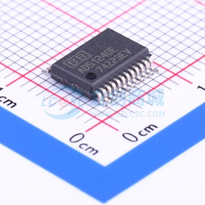 模数转换芯片ADC ADS1240E SSOP-24 TI/德州 电子元器件原装正品