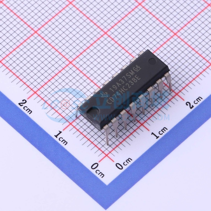 信号开关/编解码器/多路复用器 CD74HC238E PDIP-16 TI/德州
