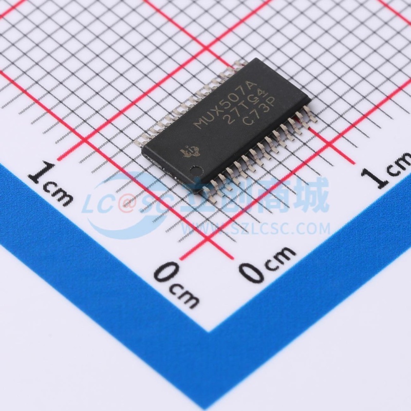 模拟开关/多路复用器 MUX507IPWR TSSOP-28 TI/德州 电子元件配单
