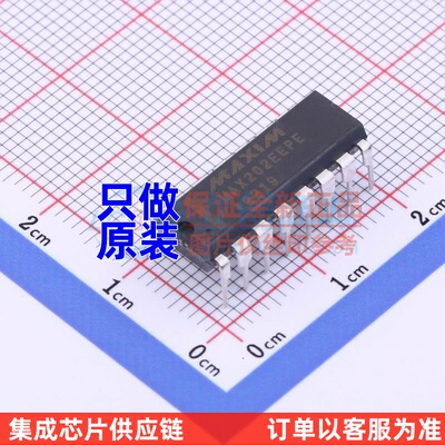 RS232芯片 MAX202EEPE+ PDIP-16 MAXIM(美信) 电子元器件原装正品