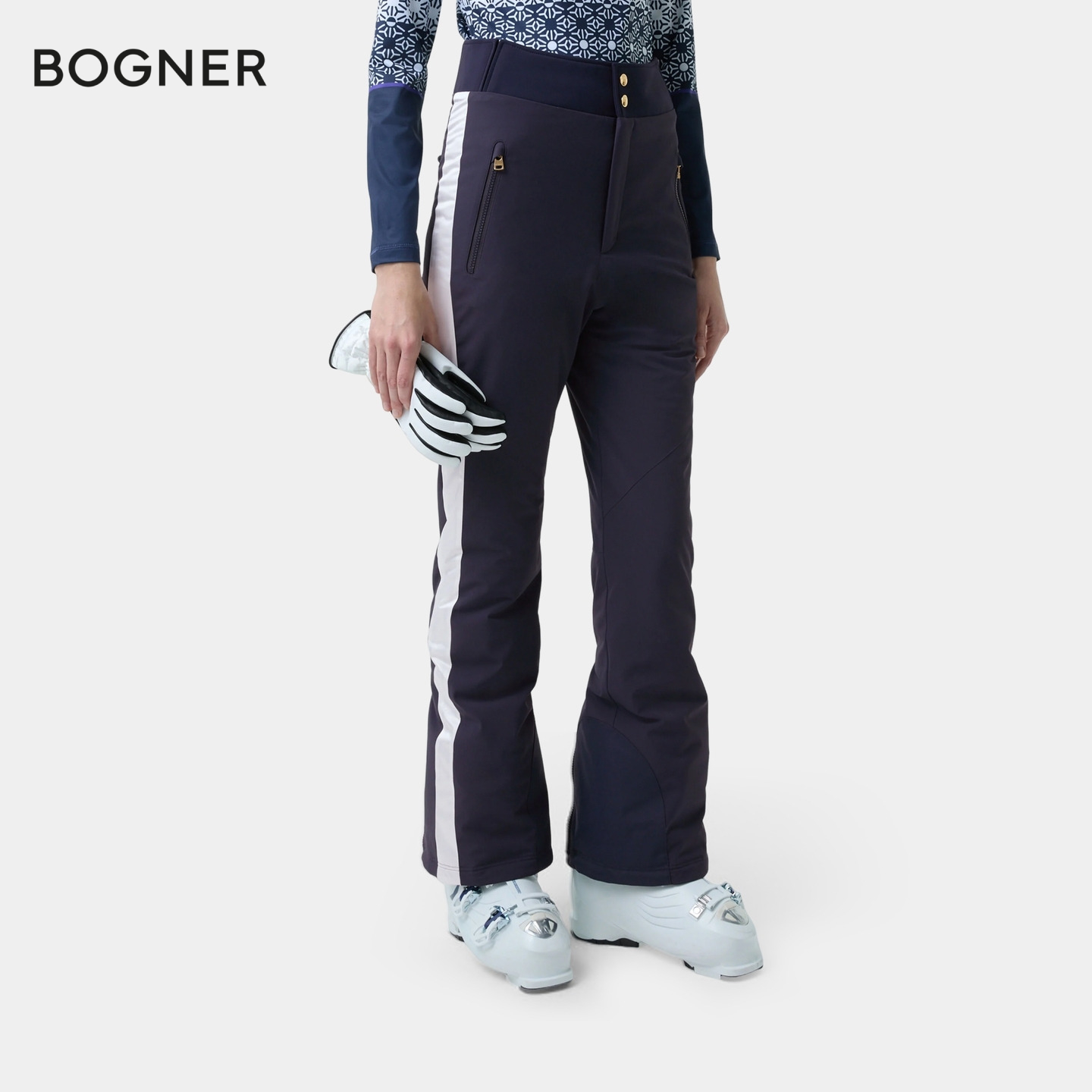 BOGNER博格纳 25秋冬新品ILLMA-T女士四向弹力修身立体剪裁滑雪裤
