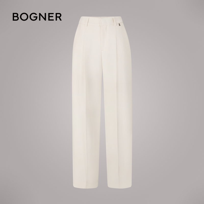 BOGNER/博格纳弹力高腰阔腿裤