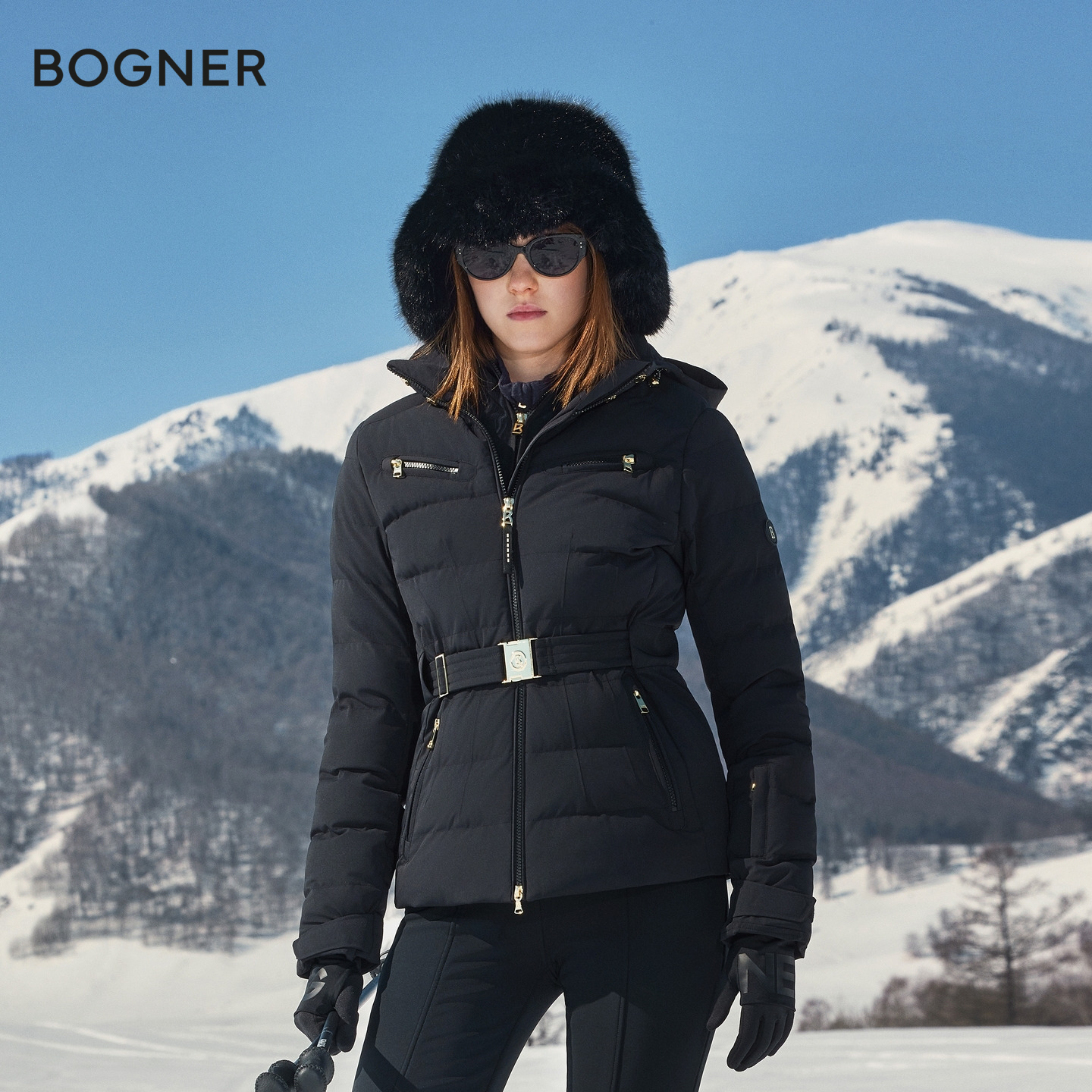 BOGNER博格纳 25秋冬新品连帽收腰ELLYA2-T女士滑雪服