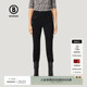 黑色高腰弹力休闲直筒铅笔裤 BOGNER博格纳 女装 新款 16377006 秋季