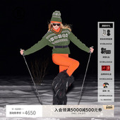 BOGNER博格纳 宽松剪裁女士V领针织衫 费尔岛时尚 复古休闲经典