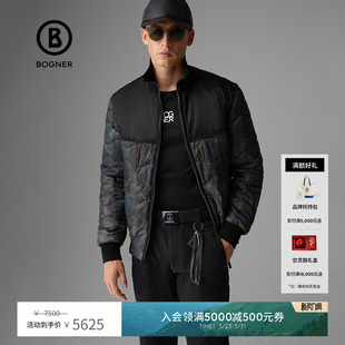 拼接印花棉服保暖外套38317522 秋冬男士 BOGNER博格纳 经典