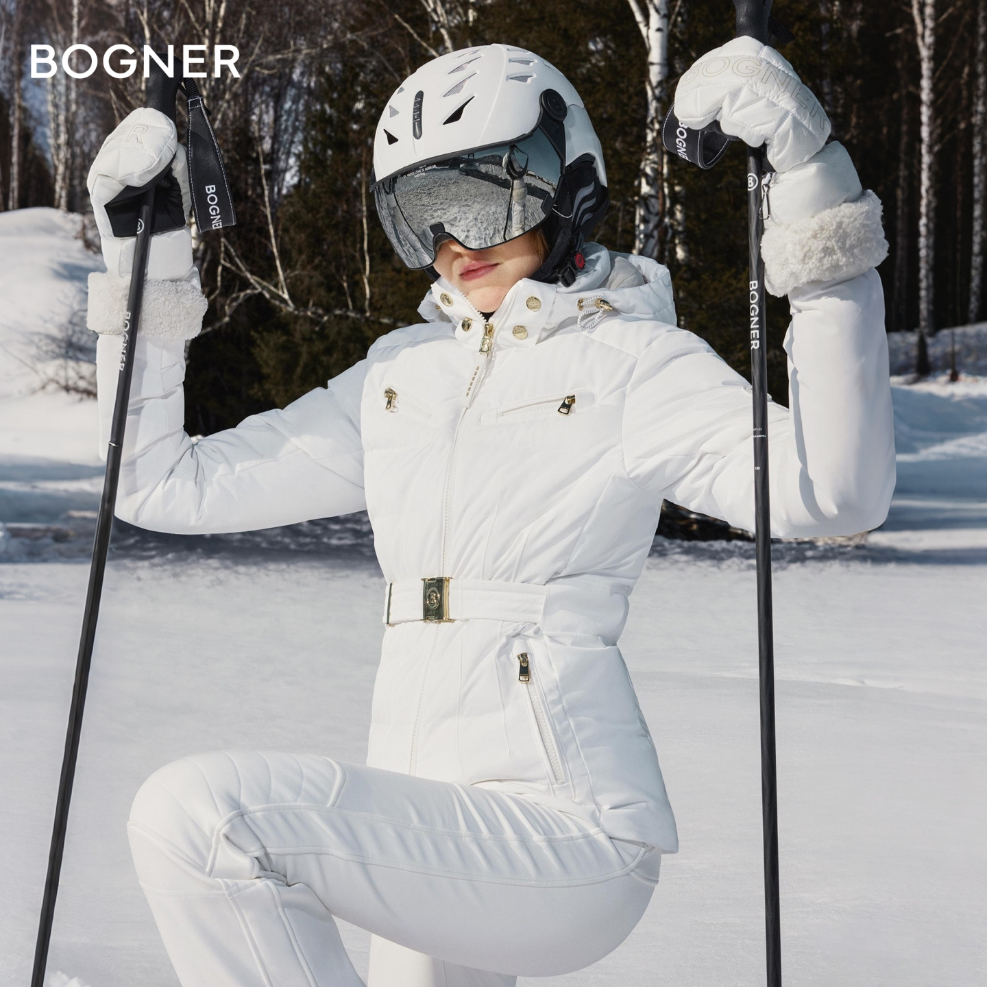 BOGNER博格纳 25秋冬新品ELLYA2-T女士四向弹力腰带收腰滑雪服