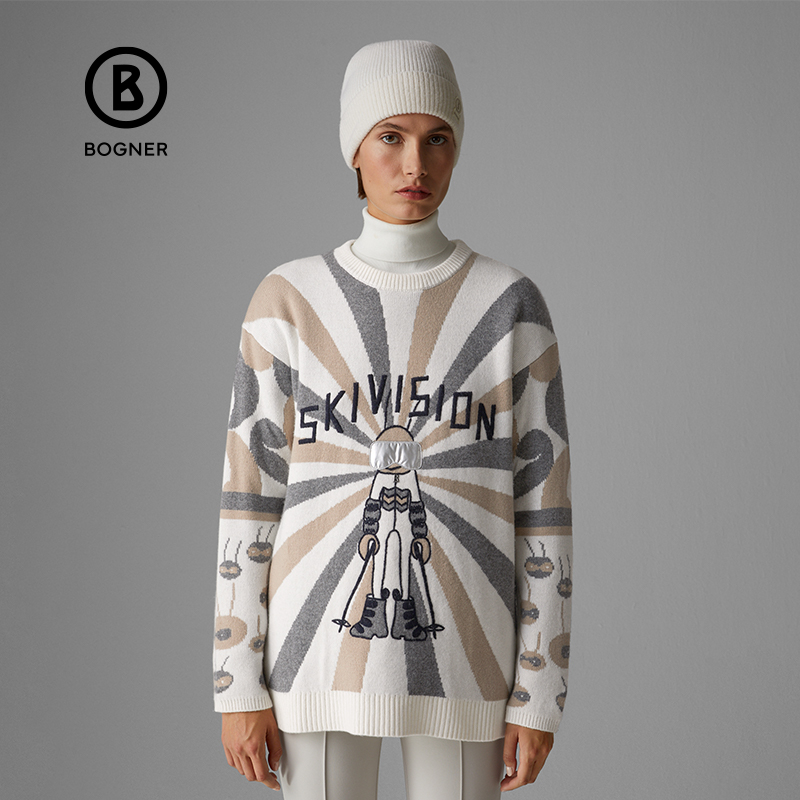 BOGNER/博格纳个性提花针织毛衣