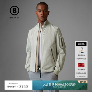 BOGNER博格纳男士 拉链夹克休闲外套 立领简约质感低调舒适潮流时尚