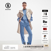 BOGNER博格纳 简约女士圆领套头羊毛羊绒混纺毛衣针织衫 86342761