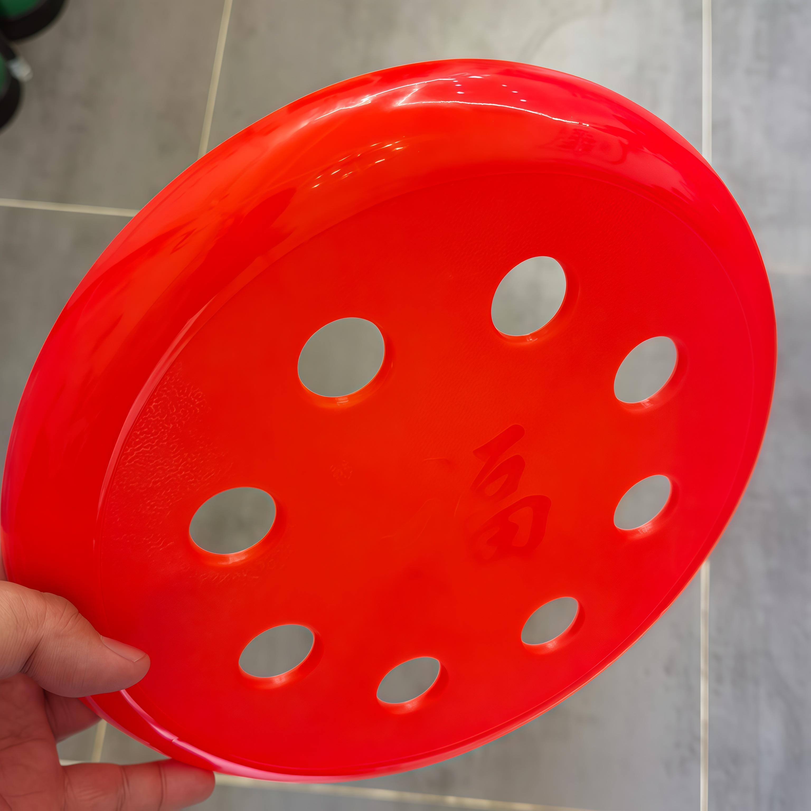 【1个】八孔凳面圆凳子凳面塑料板凳面钢筋凳面凳子面圆形园凳