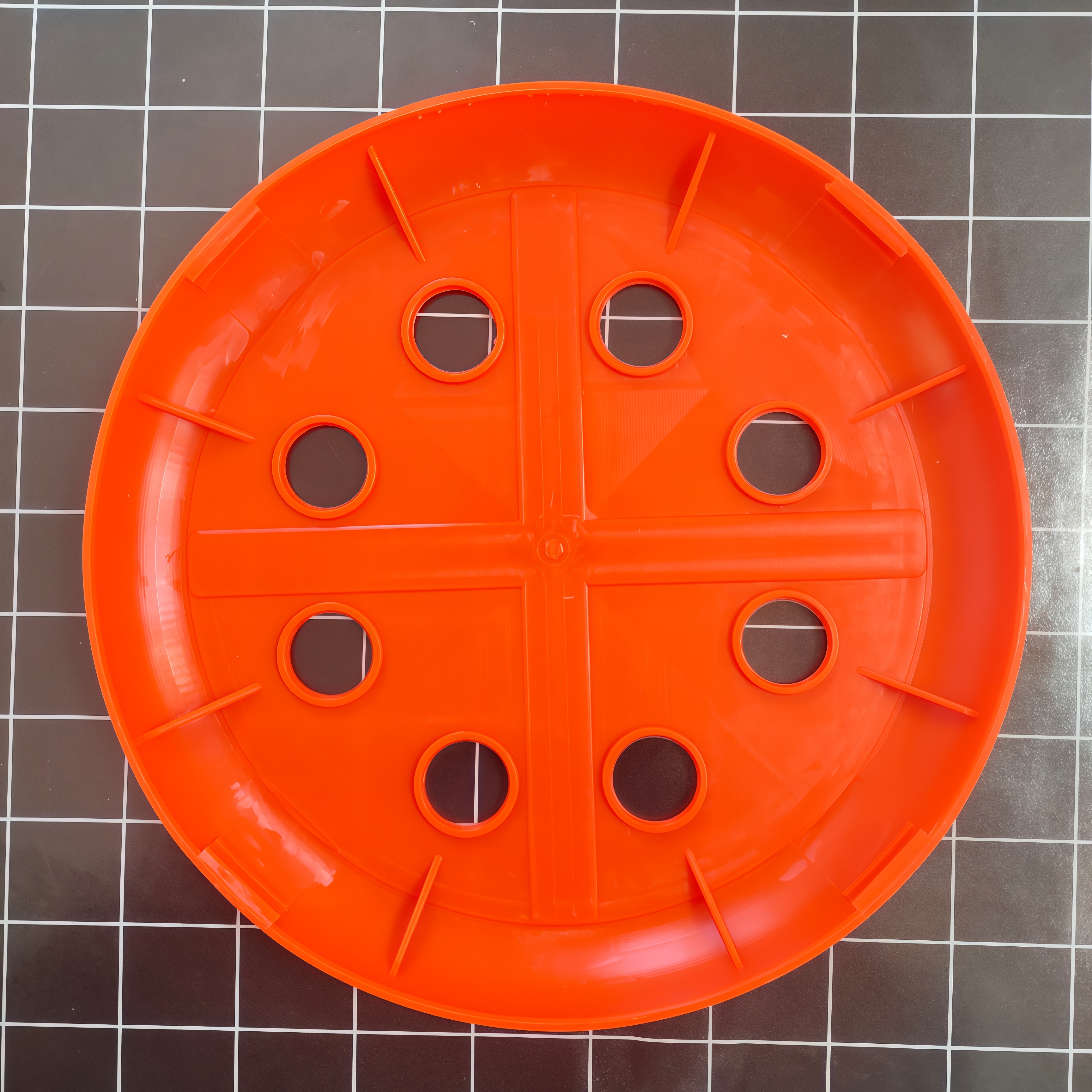 【1个的数量】八孔凳面圆凳子凳面塑料板凳面钢筋凳面凳面圆形凳