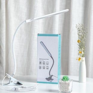 USB Clip On Desk Lamp Flexible Clamp Reading Light LED Bed T
